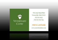 veterinary-service-business card-template